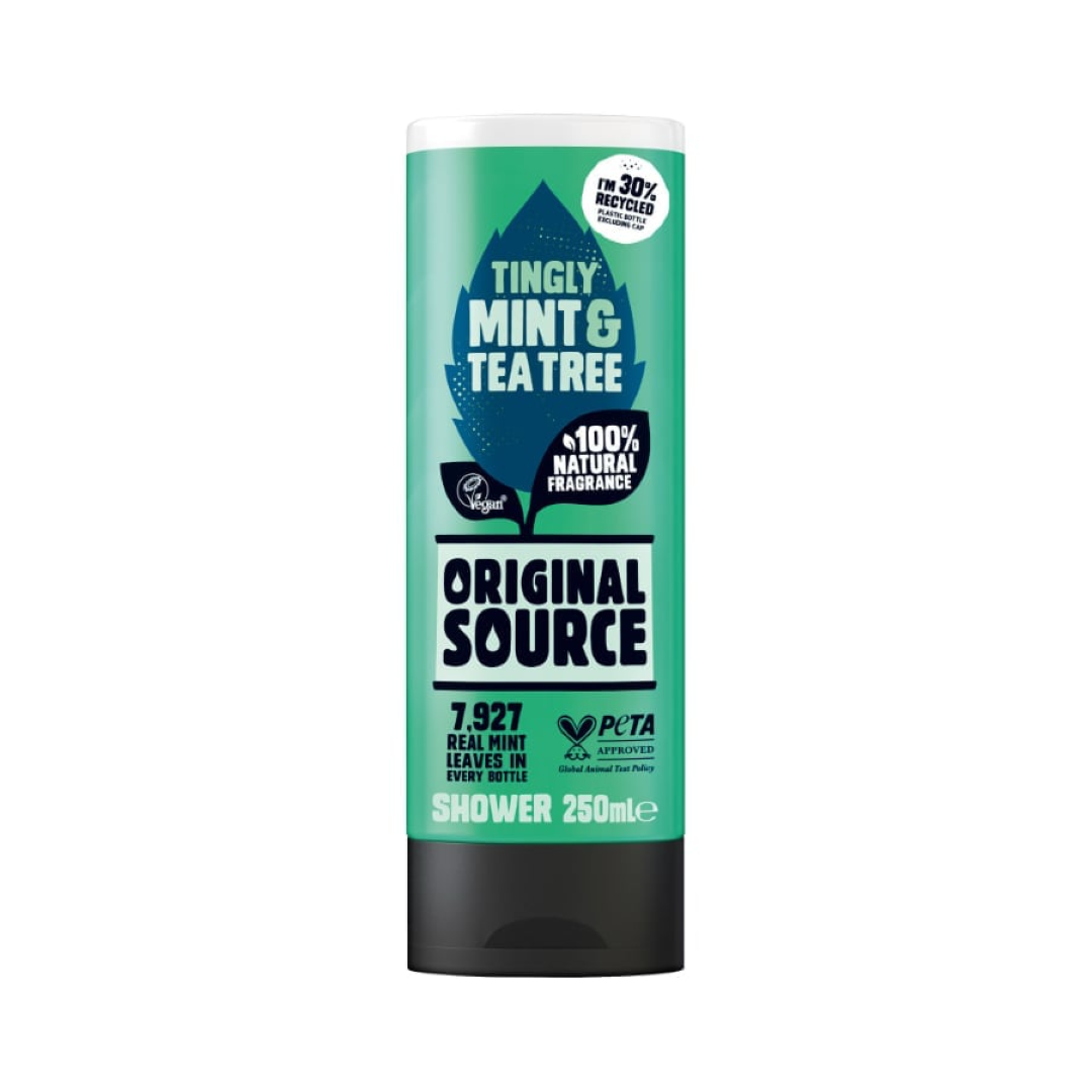 ORIGINAL SOURCE TINGLY MINT N T/TREE S/GEL 500ML